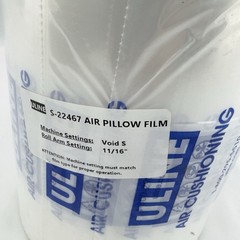 Uline S-22467 Air Pillow Film 8″ x 4″ 1.0 Mil 2 Rolls 2300ft Air Cushion Machine