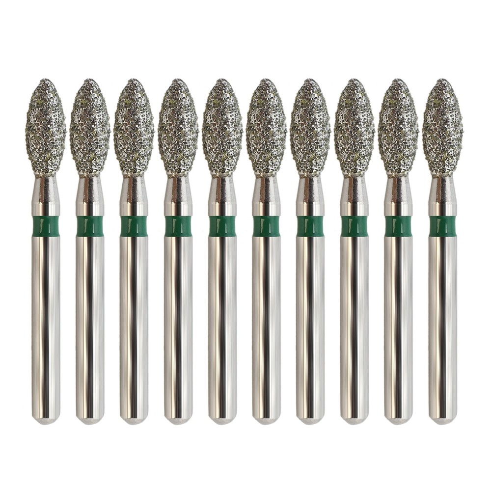 Dental Diamond Bur Football FG 368/023C Burs Pointed Coarse High Speed Dia Burr