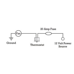 ELECTRIC TRANS-MISSION COOLER RADIATOR FAN THERMOSTAT SWITCH TEMP-ERATURE SENSOR