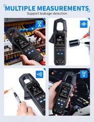Digital Clamp Meter Multimeter TRMS AC/DC Voltage Current NCV 600A