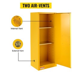 Uimoso 16 Gal Capacity Flammable Storage Cabinet for Flammable Liquids