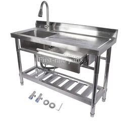 Utility Sink Free Standing for Laundry Room Farmhouse Indoor and Outdoor Sink