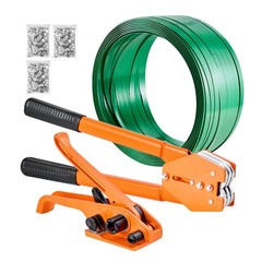 Uimoso Banding Strapping Kit with 5/8″ 1000ft PET Strap and 300 Metal Seals