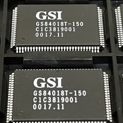 5 Pieces GSI 256K x 18 GS84018T-150 TQFP-100 Pipeline/Flowthrough Cache SRAM