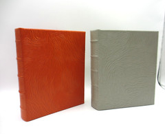 Address Book Leather Hardcover 6 Ring Binder Graphic Image GRAY Swirl