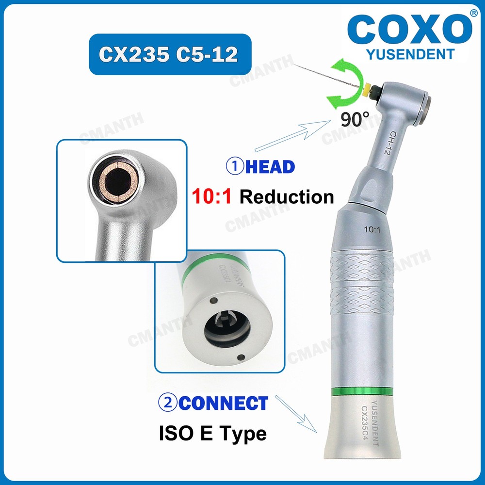 COXO Dental 10:1 Endo Handpiece Contra Angle 90 Degree Reciprocating Hand File