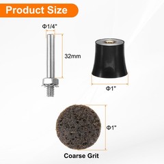 27pcs Quick Change Discs Set 1″ Roll Lock Sanding Discs Coarse with Disc Holder