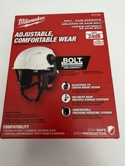 Milwaukee 48-73-3250 BOLT 24dB Earmuffs, Use with Safety Helmets and Hard Hats.