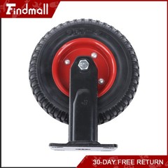 Findmall Fixed Plate 8″ Caster Wheels PU Load-Bearing Capacity 518 Pounds
