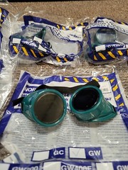 5 North Welding Goggles Welder Dark Lens Glasses Z87 Eye Face Protection Safety