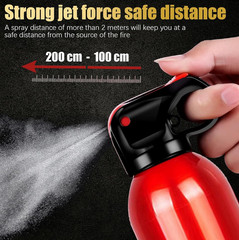 4 In1 Fire Extinguisher with Mount Fire Extinguishers for the House/Car/Kitchen