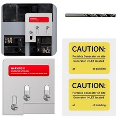 Professional Generator Interlock Kit with 1 3/8 Inch Spacing Easy Installation