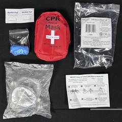 CPR Rescue Mask Kit 10-pack RM-2071-010 MCR Medical
