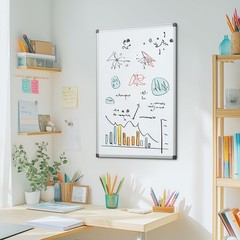 36 X 24 inches Magnetic Dry Erase Board with Aluminum Frame, Whiteboard