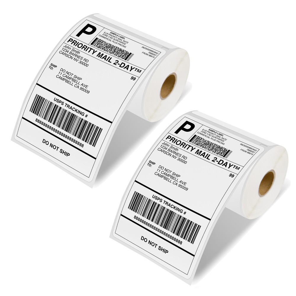 2Rolls fit for DYMO LW 4XL Direct Thermal Shipping Labels 220/Roll 1744907 4″x6″