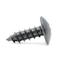 Stainless Screws for Chevrolet Corvette License Plates (Set of 4, Black)