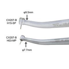 COXO Dental High Speed Handpiece 4 Hole LED Turbine E Generator Mini Head CX207