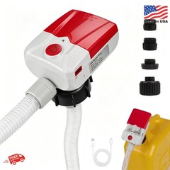 Automatic Fuel Transfer Pump with Auto-Stop, 3.8 Gallon per Min, 51” Extra Long