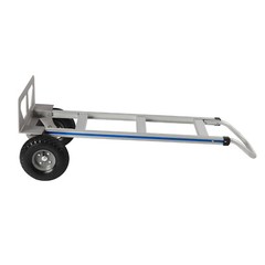 Aluminum Alloy Hand Truck Cart Heavy Duty Dolly W/ Rubber Wheels 440lbs/500lbs