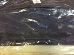 Lot of 2 Stanco Safety Flame Resistant Welding Jackets XL Navy Blue Cotton