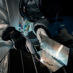 Premium Goatskin TIG Welding Gloves, True-Fit, High Dexterity, Size M/L/XL