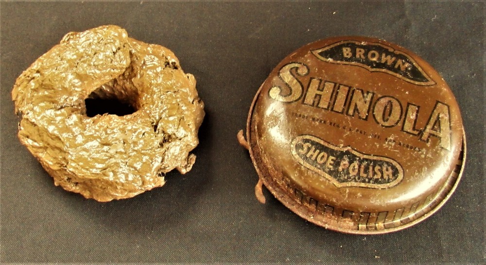 Shinola can & fake poop for those who know the difference & for those who don’t