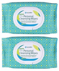 Epielle Personal Cleansing Wipes | 36 Count (Pack of 2), 36ct (2pk)