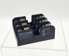 Mersen 30313R Fuse Block 30A 600V 3-Pole for Midget Fuses w/ Reinforced Clips