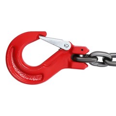 5/16 In (8mm) G80 Adjustable Chain Sling 10ft 5T Grab Hooks