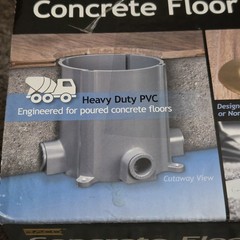 NEW Hubbell Raco 5511 Round Concrete Floor Box Heavy Duty PVC