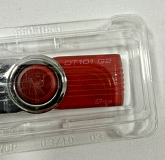 Kingston DataTraveler 101-G2 (8GB) USB 2.0 Flash Drive (New) DT101G2/8GB – Red