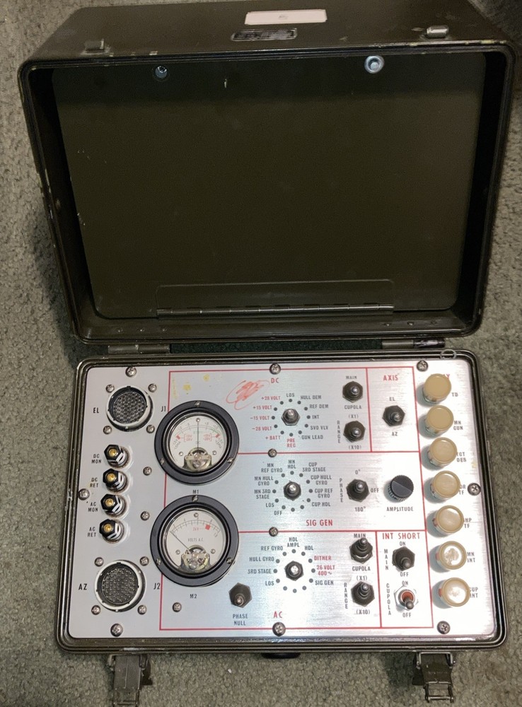 Rare Cadillac Gage Company Control Panel Box Gun Controller Armored Vehicle Tank
