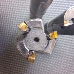 3 Used Endmills. Unsure Of Brand Or Size.