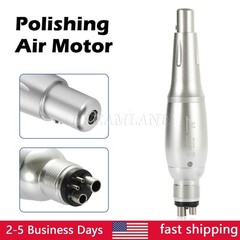 1-5 Dental Hygiene Prophy Handpiece Air Motor 4Holes 4:1 Nose Cone 360°Swivel