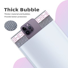 up to 500pcs Poly Bubble Mailers Padded Envelopes Shipping Mailing Bags ANY SIZE