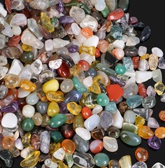 Rahato 800Pcs 3Lb Gemstones And Crystals Set 30 Kinds Crystals Bulk And