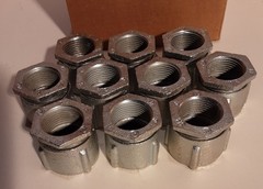 BOX OF 10 TOPAZ 3-piece Steel COUPLINGS 3/4” .75 Inch ERICKSON NEW FREE SHIPPING