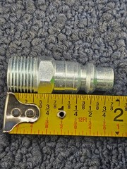 (QTY 10) DYNAFLO 3/8″ x 3/8″ NPT Male Steel Industrial Plug