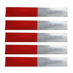 10Pcs Reflective Tape Waterproof Night Stickers for Car Truck Trailer