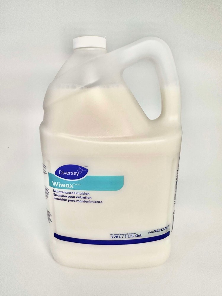 Diversey 94512767 Wiwax Maintenance Emulsion Floor Cleaner- 1 Gallon