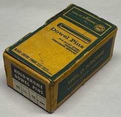 Vintage Holo-Krome 1/2″ x 3/4″ Dowel Pins Black Lustre Finish – Box of 20 (NOS)