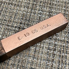 USA~VR/Wesson E-10 Gr:C5 5/8”x 4”Carbide Tipped Single Point Metal Lathe Bit NOS
