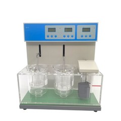 Lab Disintegration Time Limit DissolutionTester Double Cups Aotomatic Control