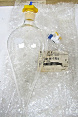 🔥 NEW KIMAX KIMBLE SQUIBB 1000mL SEPARATORY FUNNEL # 27 WITH STOPPER & STOPCOCK