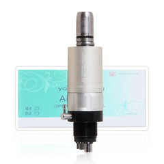 USA Dental Slow Low Speed Handpiece Air Motor 1:1 Direct Drive 4 Hole