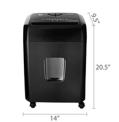 Pen+Gear C227-C 16-Sheet Cross-Cut Wheeled Paper/Credit Card Shredder™