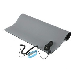 MWRF Source ESD Mat Kit with Wrist Strap and Grounding Cord 2 FT x 3 FT x 0.1…