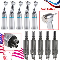 1-5*Dental Contra Angle handpiece Fit FG1.6mm Friction Bur /Air Motor 4 Hole Or