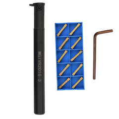 MGIVR 2016-3 Internal Grooving Lathe Cutting Tool Holder +10x MGMN300 Inserts