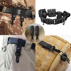 6Pcs Nylon Duty Belt Keepers for Duty Belt, Tactical Belt Loop Clip Molle Key Ho